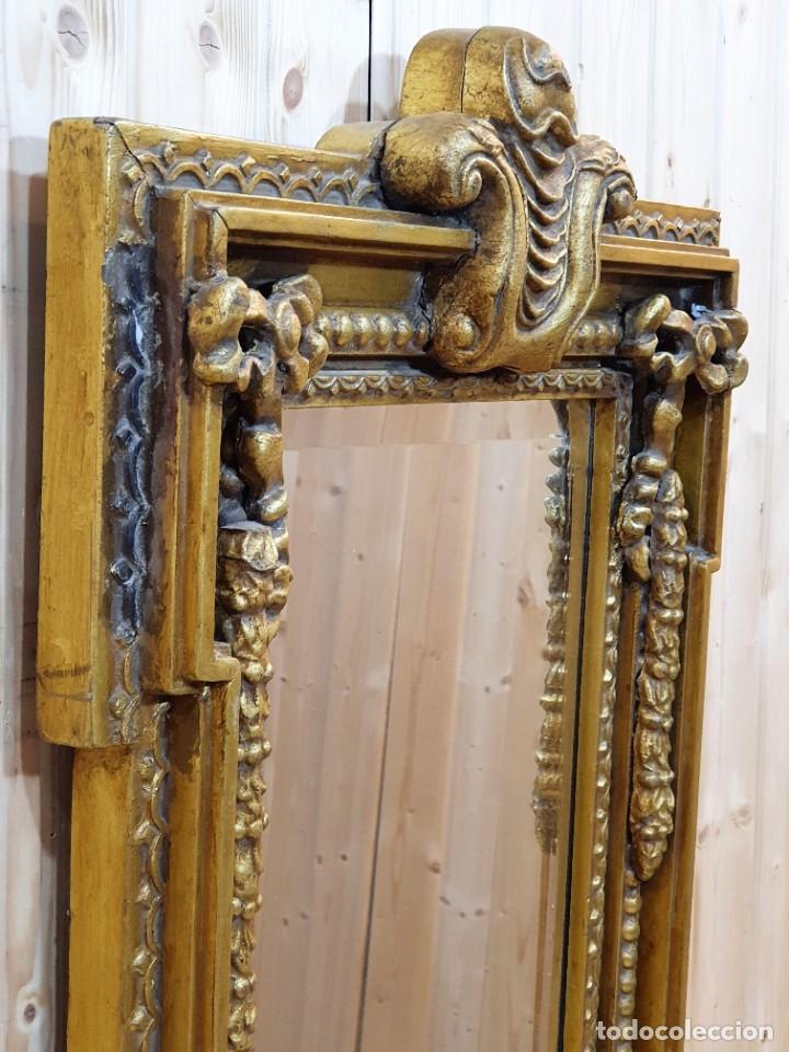 Antig&uuml;edades: ESPEJO MADERA PAN DE ORO - Foto 2