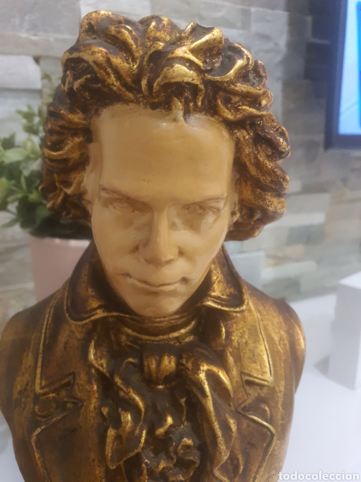 Antig&uuml;edades: Busto vintage de Beethoven. - Foto 2