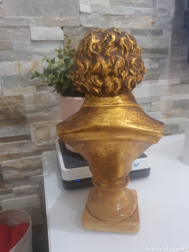 Antig&uuml;edades: Busto vintage de Beethoven. - Foto 6