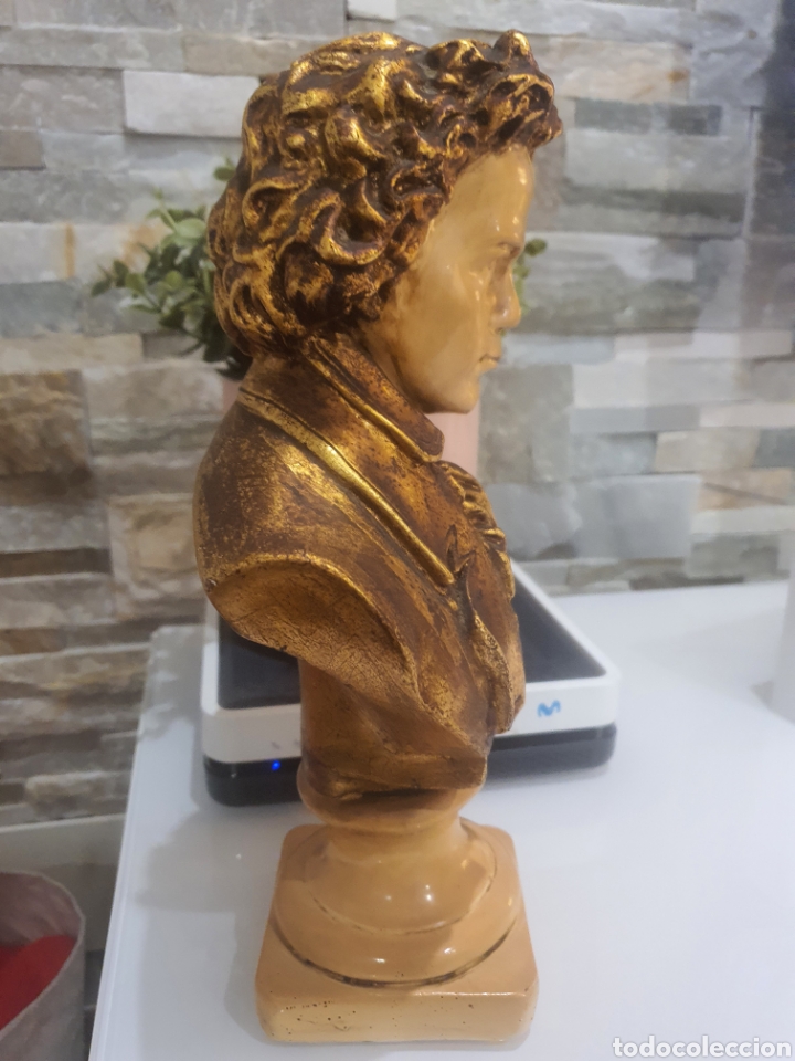 Antig&uuml;edades: Busto vintage de Beethoven. - Foto 7
