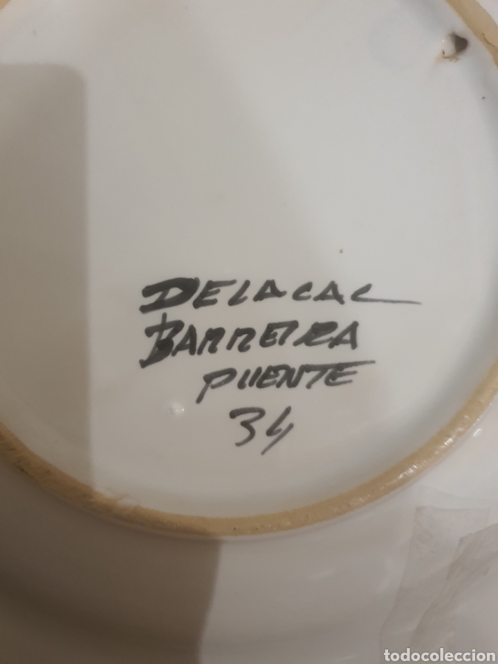 Antig&uuml;edades: plato de la cal barrera puente 34. - Foto 4