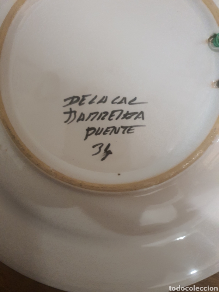 Antig&uuml;edades: plato de la cal barrera puente 34. - Foto 4