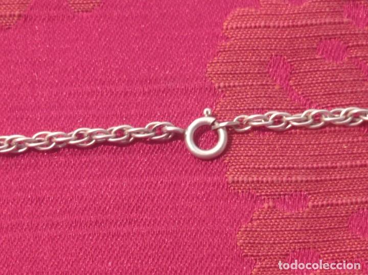 Antig&uuml;edades: Cadena Cord&oacute;n en plata de ley - Foto 2