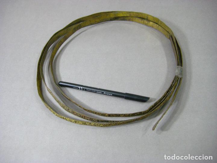 Antiquit&eacute;s: MOLDURA DE LAT&Oacute;N FUNDIDO ANTIGUA
