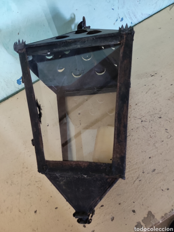Antig&uuml;edades: Farol de chapa - Foto 4
