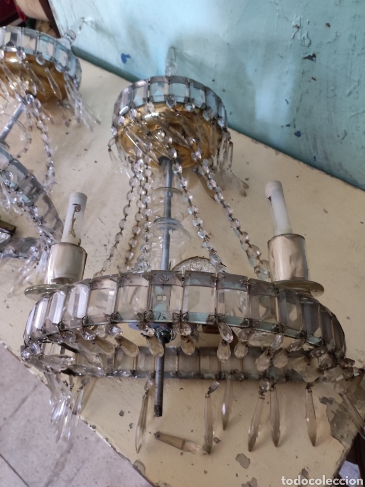 Antig&uuml;edades: Pareja apliques - Foto 2