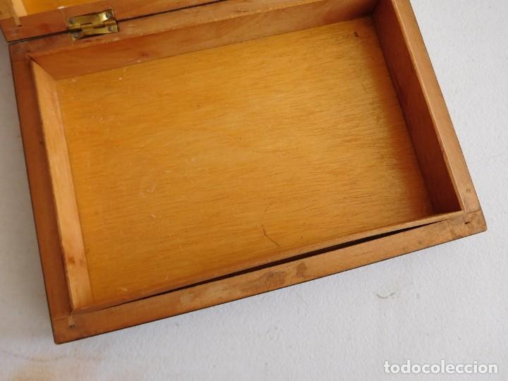 Antig&uuml;edades: Caja antigua taracea - Foto 11