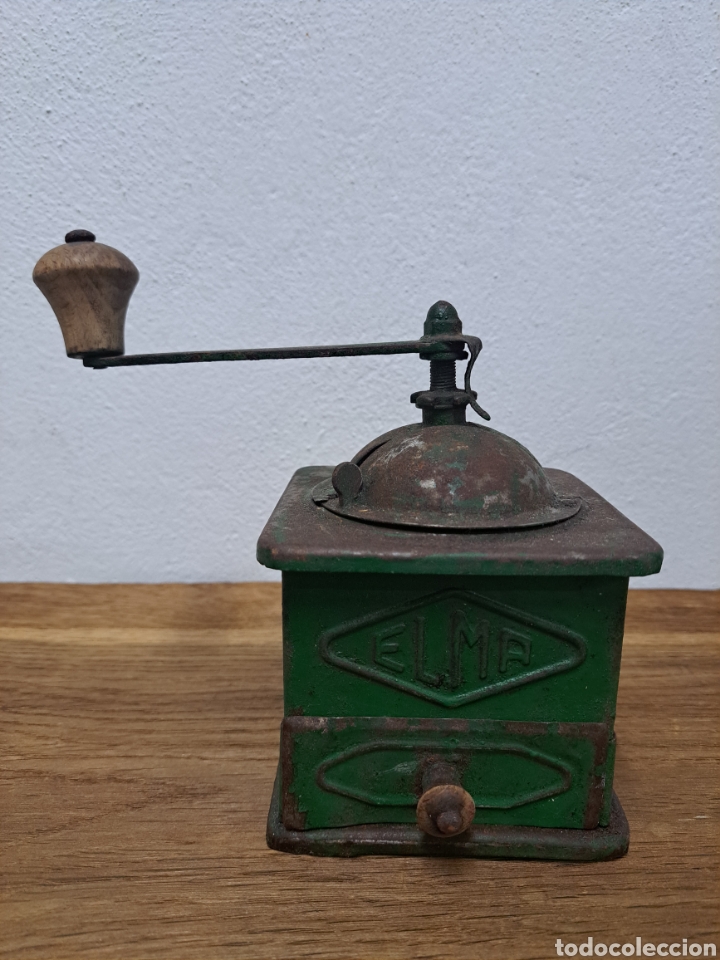 Antig&uuml;edades: ANTIGUO MOLINILLO DE CAF&Eacute; MARCA ELMA - Foto 2