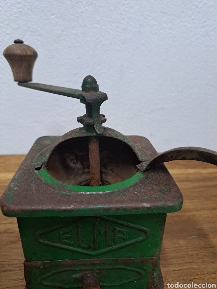Antig&uuml;edades: ANTIGUO MOLINILLO DE CAF&Eacute; MARCA ELMA - Foto 3