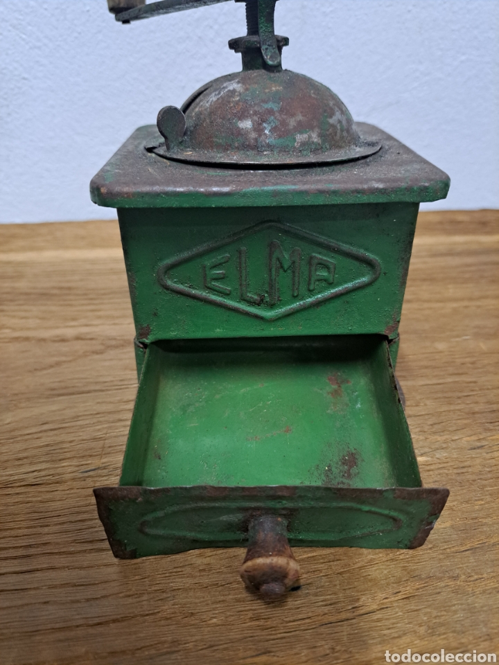 Antig&uuml;edades: ANTIGUO MOLINILLO DE CAF&Eacute; MARCA ELMA - Foto 4