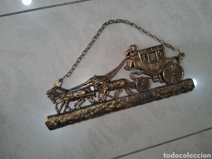 Antig&uuml;edades: Perchero ecuestre carruaje - Foto 2