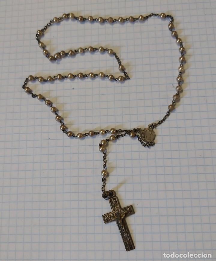 Antig&uuml;edades: Cajita con rosario - Foto 1