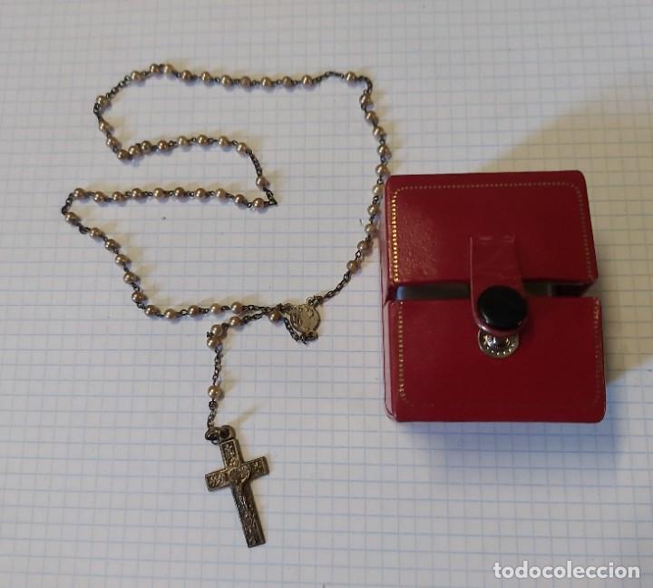 Antig&uuml;edades: Cajita con rosario - Foto 2