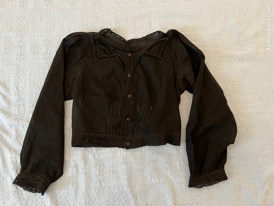 Antig&uuml;edades: Blusa camisa &eacute;poca - Foto 3