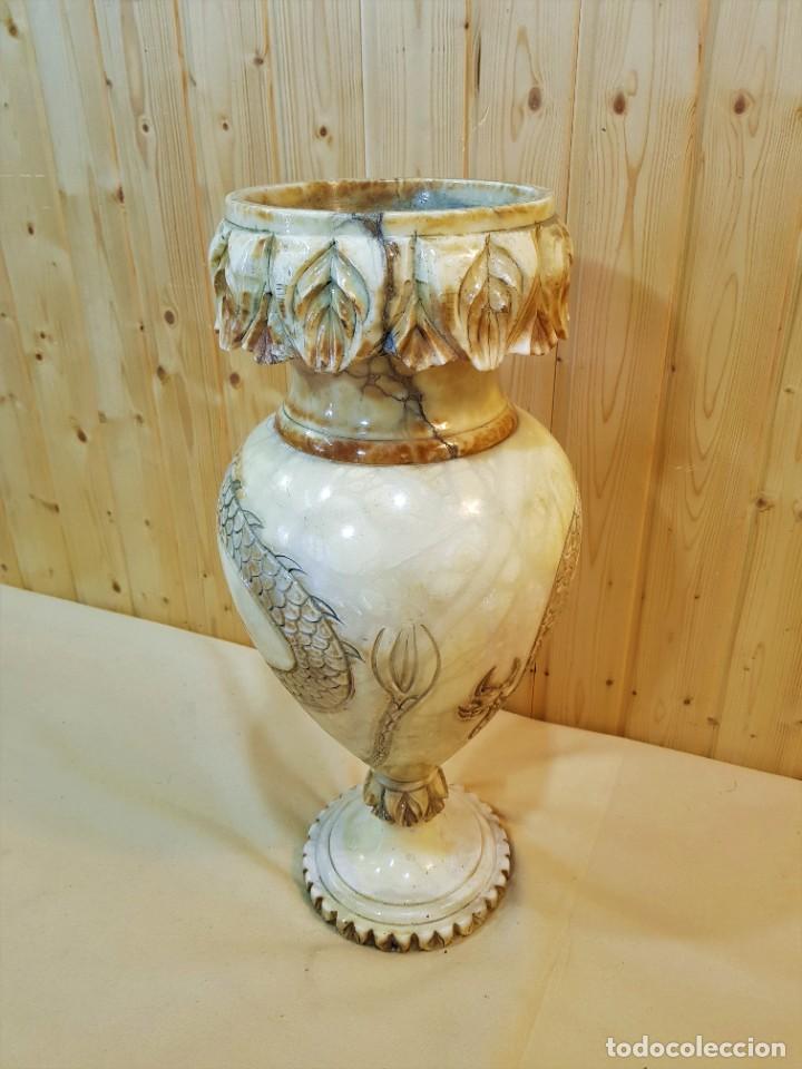 Antig&uuml;edades: JARRON ALABASTRO DRAGON - Foto 5