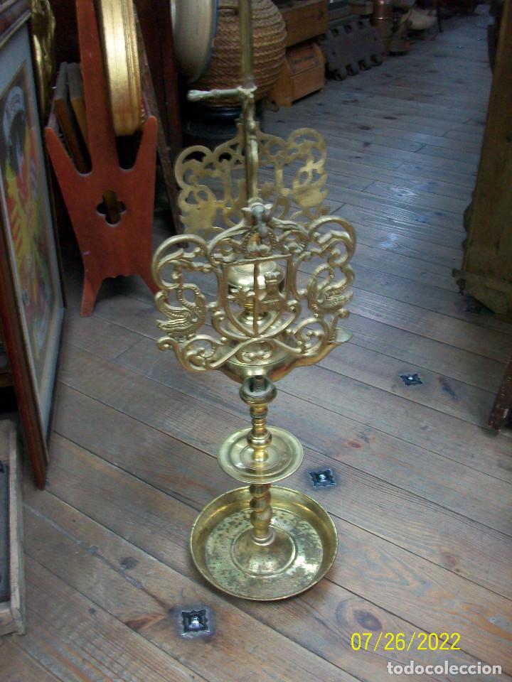 Antig&uuml;edades: ANTIGUO VELON DE BRONCE - Foto 2