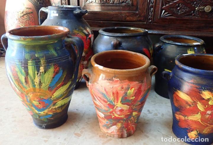 Antig&uuml;edades: Lote de orzas antiguas decoradas - Foto 1