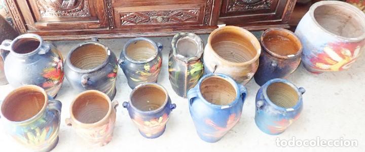 Antig&uuml;edades: Lote de orzas antiguas decoradas - Foto 4