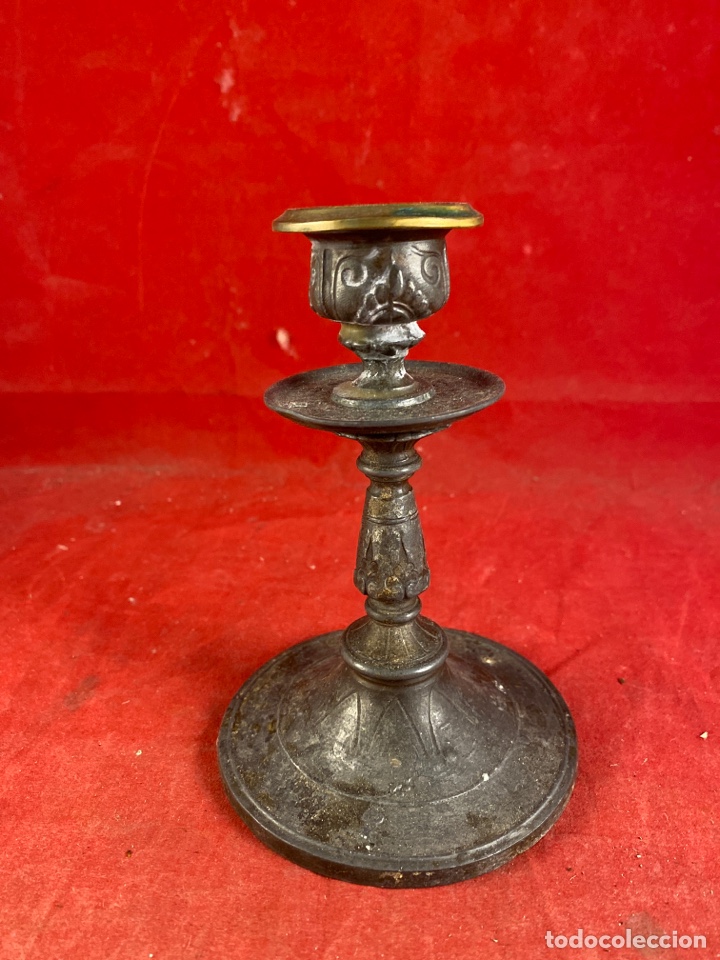 Antig&uuml;edades: Candelabro antiguo - Foto 1