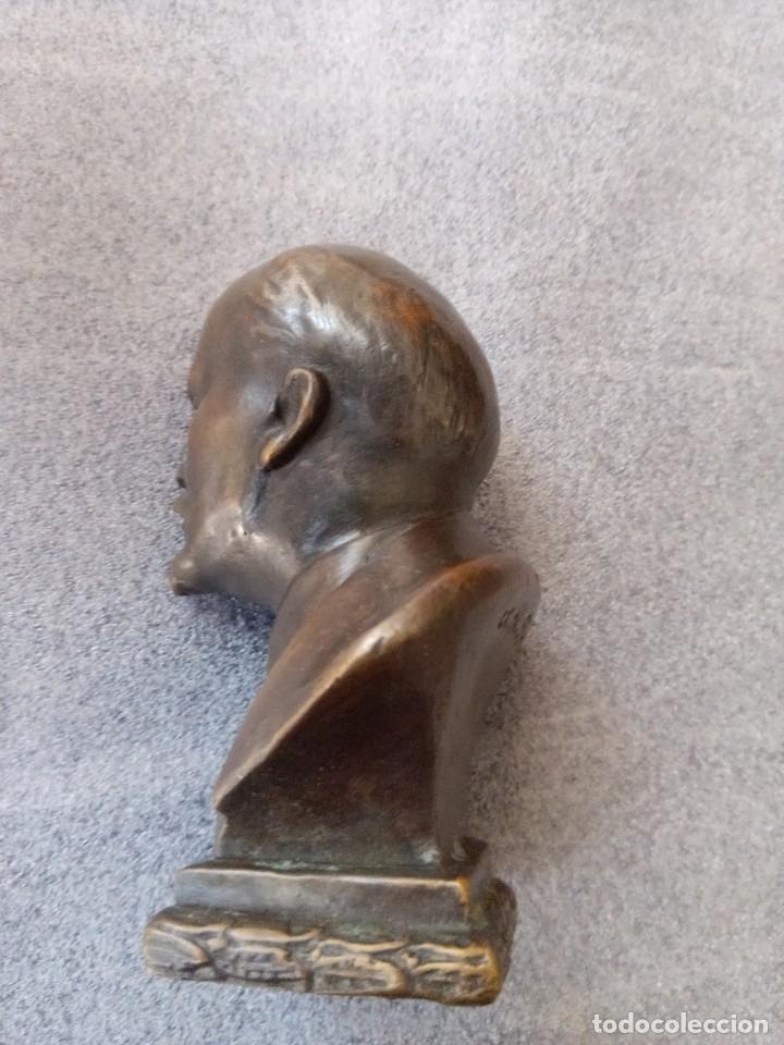 Antig&uuml;edades: Busto de Lenin en bronce - Foto 4