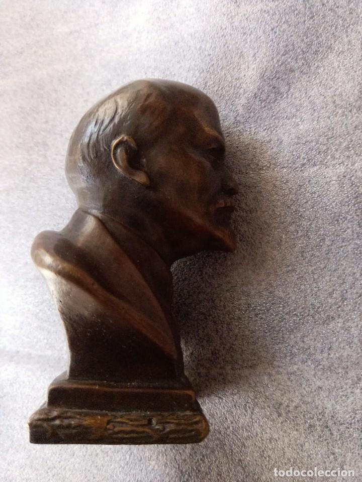 Antig&uuml;edades: Busto de Lenin en bronce - Foto 5