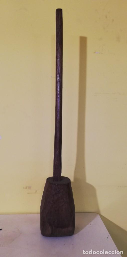 Antig&uuml;edades: ANTIGUO PIS&Oacute;N MADERA - Foto 2