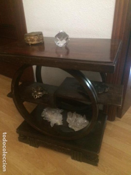 Antig&uuml;edades: Mesa palosanto art deco - Foto 2