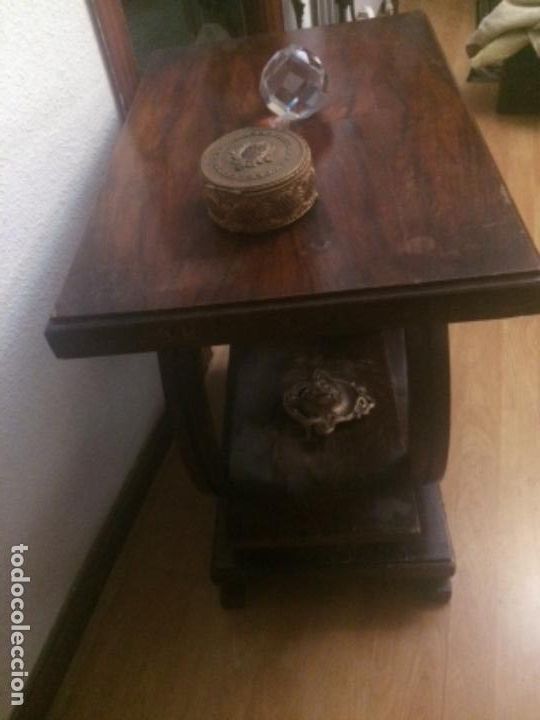 Antig&uuml;edades: Mesa palosanto art deco - Foto 4