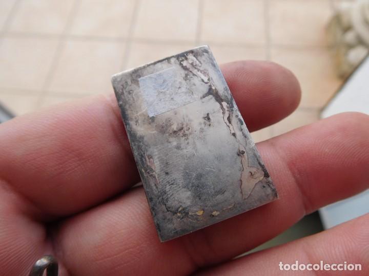 Antig&uuml;edades: Placa de plata religiosa Virgen - Foto 4