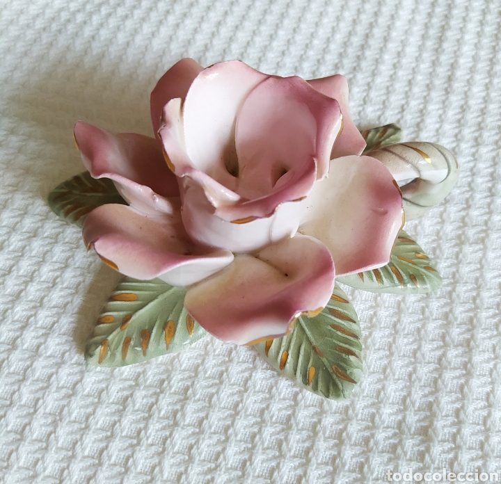 Antig&uuml;edades: Flor de cer&aacute;mica manises o capodimonte? - Foto 3
