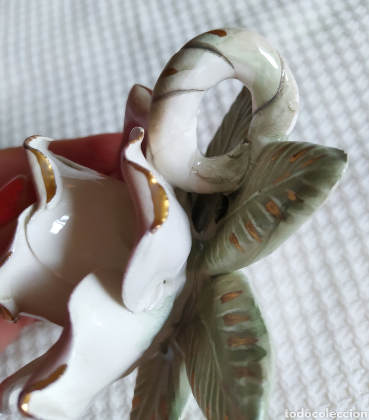 Antig&uuml;edades: Flor de cer&aacute;mica manises o capodimonte? - Foto 6
