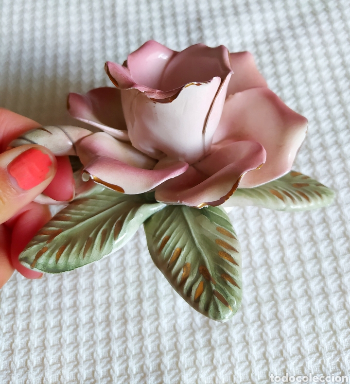 Antig&uuml;edades: Flor de cer&aacute;mica manises o capodimonte? - Foto 7