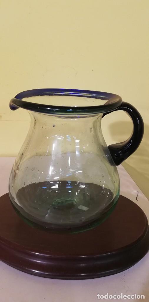 Antig&uuml;edades: JARRA DE AGUA DE Vidrio SOPLADO - Foto 2