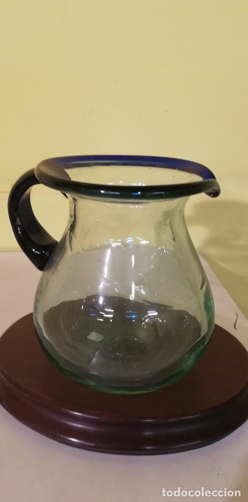 Antig&uuml;edades: JARRA DE AGUA DE Vidrio SOPLADO - Foto 4