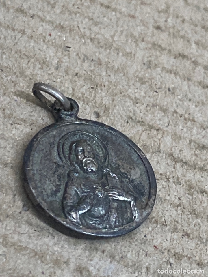 Antig&uuml;edades: Medalla de plata religiosa - Foto 1