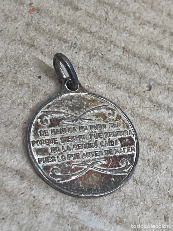 Antig&uuml;edades: Medalla de plata religiosa - Foto 2