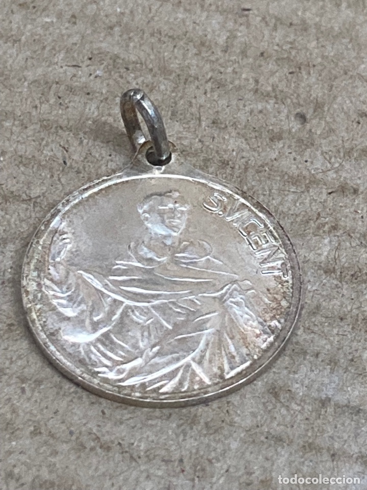 Antig&uuml;edades: Medalla de plata religiosa - Foto 1