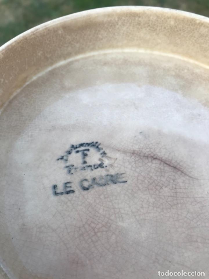 Antig&uuml;edades: Plato ceramica, francia - Foto 6