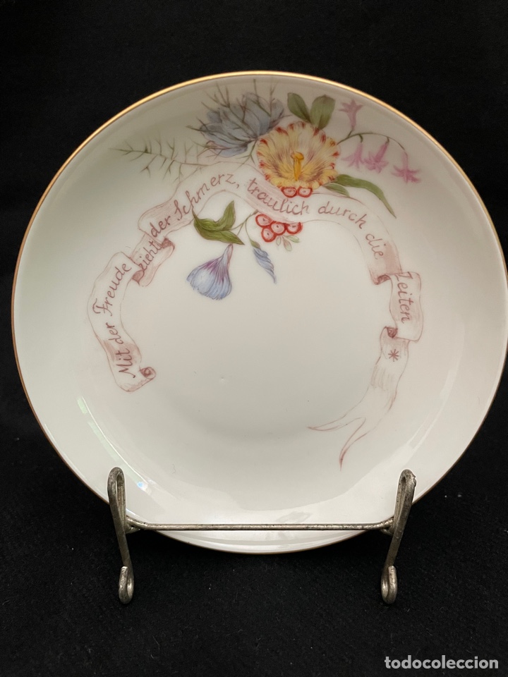 Antig&uuml;edades: 2 tazas con su plato Langenthal 1950 - Foto 3