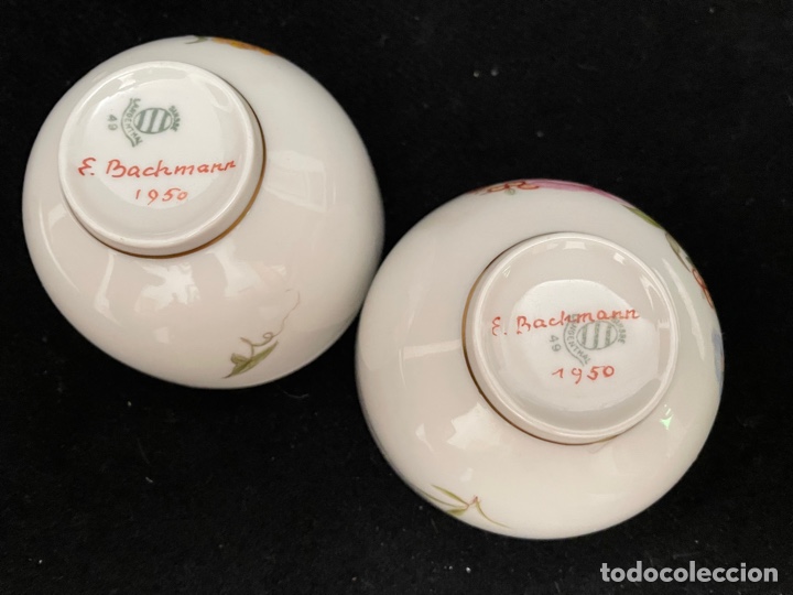 Antig&uuml;edades: 2 tazas con su plato Langenthal 1950 - Foto 7