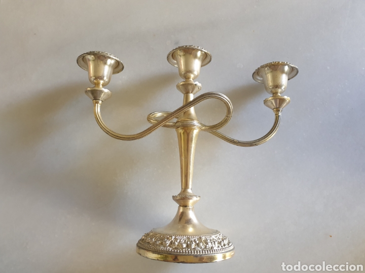 Antig&uuml;edades: Pareja de candelabros - Foto 2