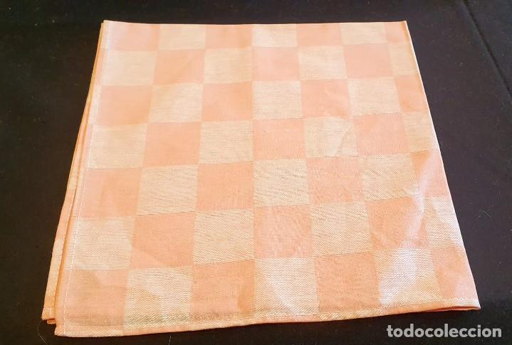 Antig&uuml;edades: 6 servilletas cuadros algod&oacute;n - Foto 5