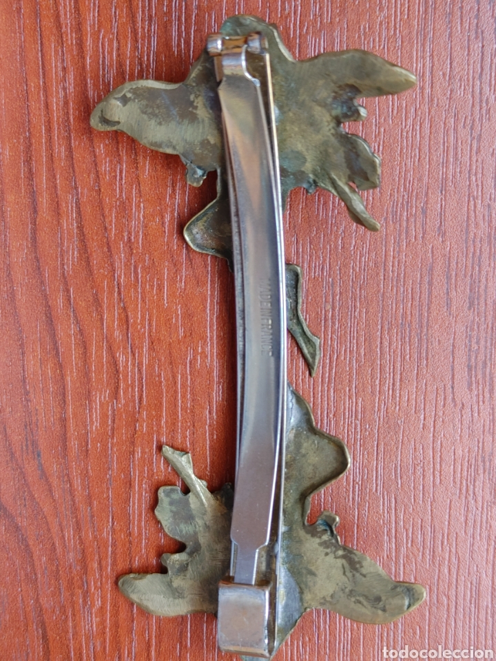 Antig&uuml;edades: Recojepelo modernista en bronce. - Foto 4