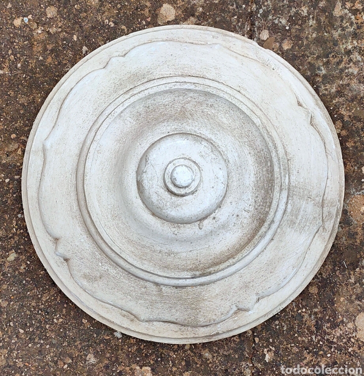 Oggetti Antichi: Antiguo flor&oacute;n o plaf&oacute;n para techo de escayola