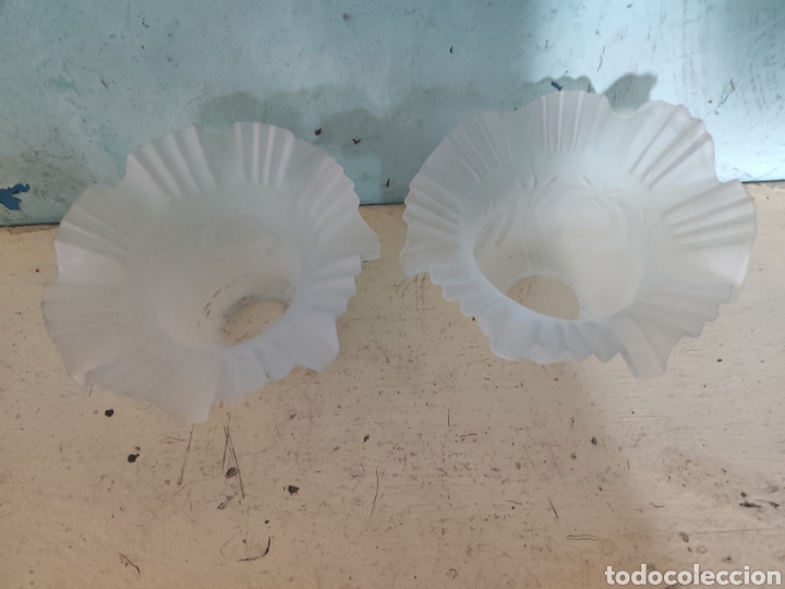 Antig&uuml;edades: Pareja tulipas blancas - Foto 3