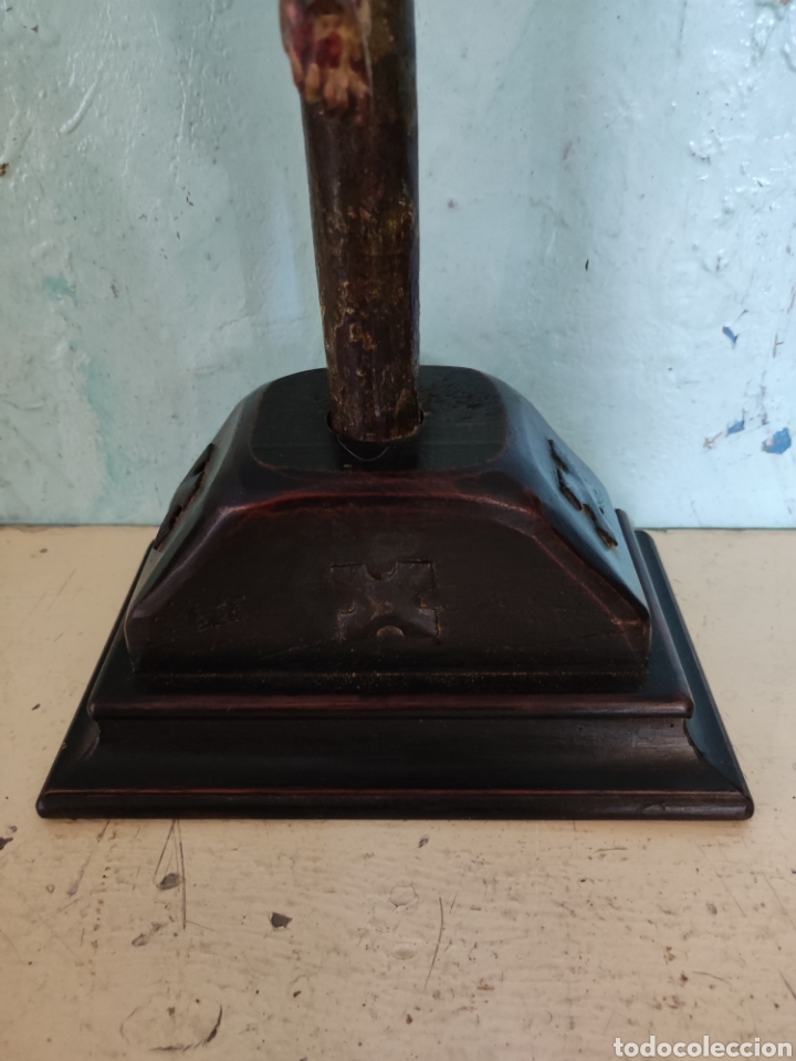 Antig&uuml;edades: Cristo barroco s. XVIII - Foto 3