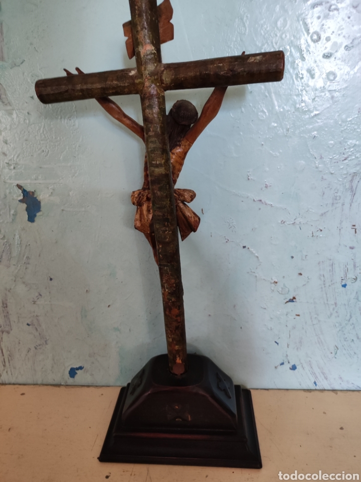 Antig&uuml;edades: Cristo barroco s. XVIII - Foto 7