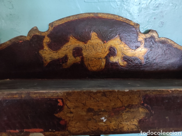 Antig&uuml;edades: Repisa de cocina decorada y dorada - Foto 3