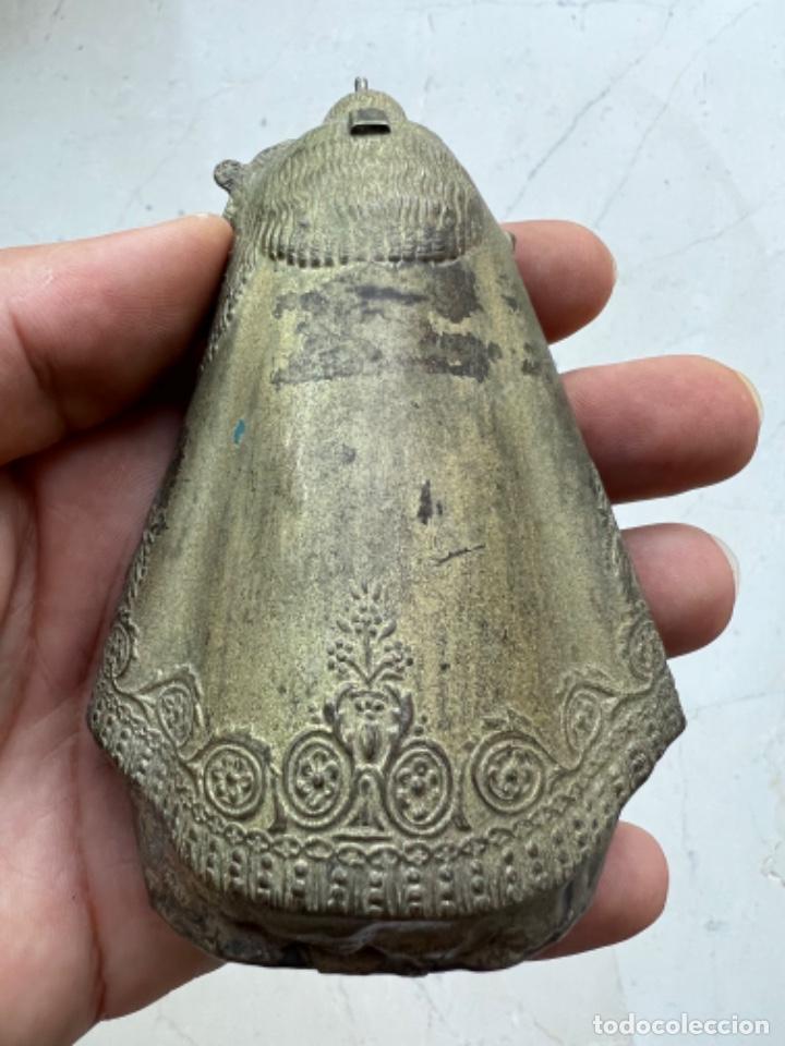 Antig&uuml;edades: ANTIGUA VIRGEN DE METAL A IDENTIFICAR - Foto 3