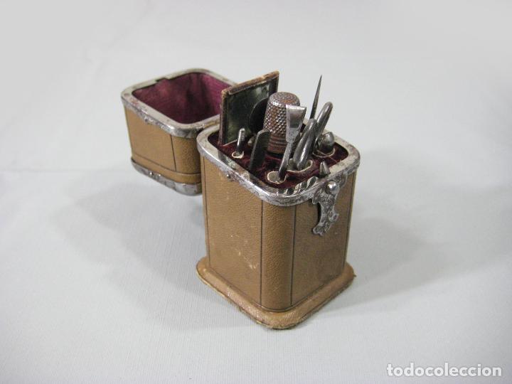 Antig&uuml;edades: ANTIGUO ESTUCHE DE COSTURA O CIRUJ&Iacute;A PARA VIAJE DE FINALES DEL SIGLO XIX